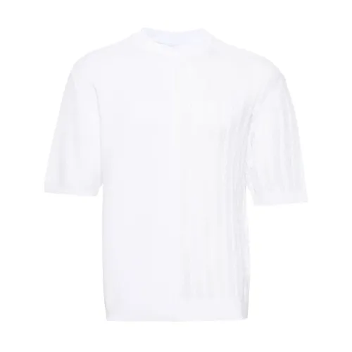 Jacquemus , Jacquemus T-shirts and Polos White ,White male, Sizes: