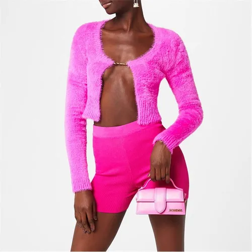 JACQUEMUS La Maille Neve Cropped Cardigan - Pink
