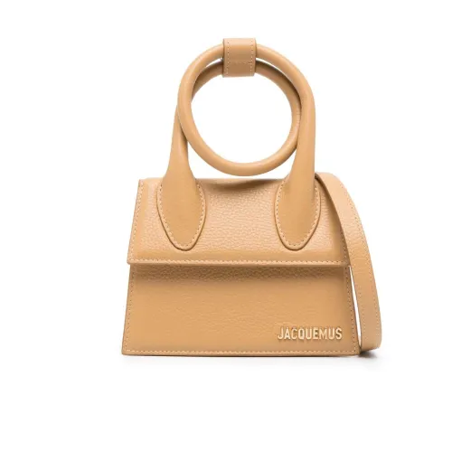 Jacquemus , Le Chiquito Noeud Tote Bag ,Brown female, Sizes: ONE SIZE