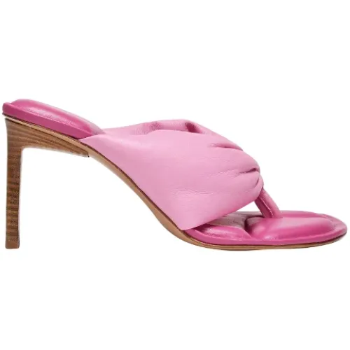 Jacquemus , Leather sandals ,Pink female, Sizes: