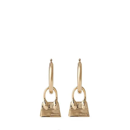 JACQUEMUS Les Creoles Chiquito Hoop Earrings - Gold