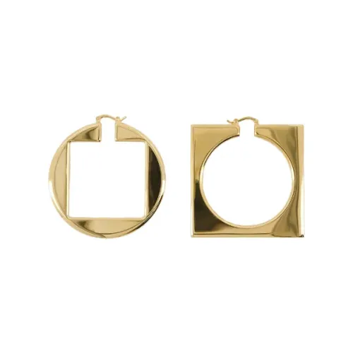 Jacquemus , Metal earrings ,Gray female, Sizes: ONE SIZE