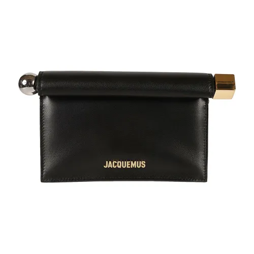 Jacquemus , Mini Leather Shoulder Bag ,Black female, Sizes: ONE SIZE