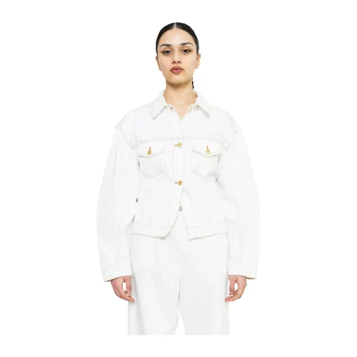 Jacquemus , Off-White/Tabac Artistic Jacket ,White female, Sizes: