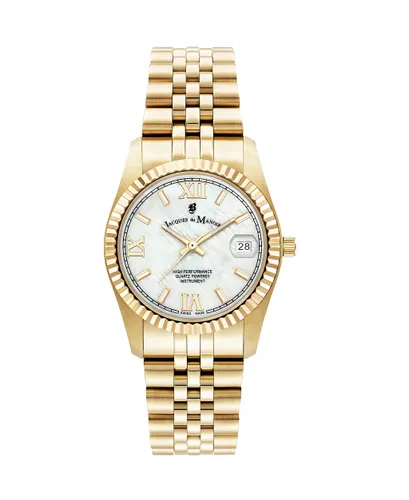 Jacques Du Manoir Ladies Inspiration Roman Gold Watch