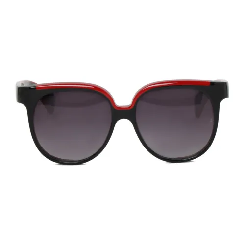 Jacques Marie Mage , Black and Red Cleveland Sunglasses ,Black unisex, Sizes: ONE