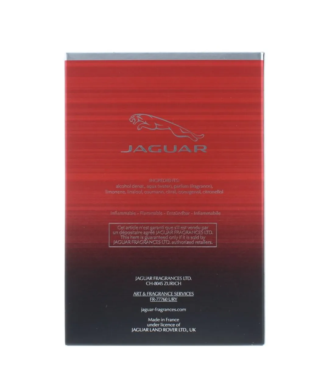 Jaguar Mens Classic Red Eau de Toilette 100ml - Black - One Size