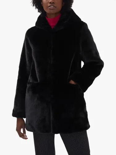 James Lakeland Faux Fur Coat, Black - Black - Female