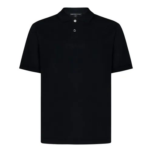 James Perse , Black T-Shirts Polo Shirt for Men Aw23 ,Black male, Sizes: