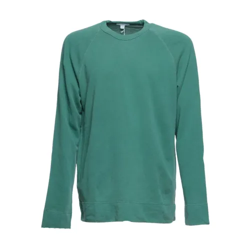 James Perse , Long Sleeve T-Shirt ,Green male, Sizes: