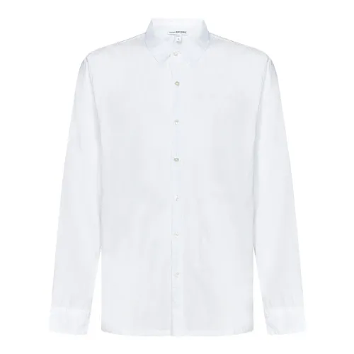 James Perse , Men`s Clothing Shirts White Ss23 ,White male, Sizes: