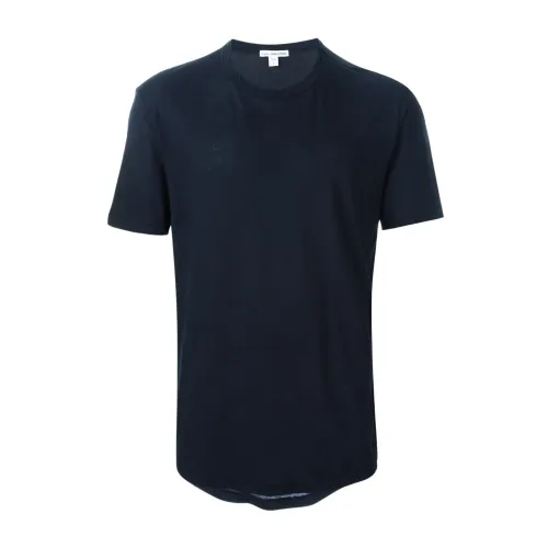 James Perse , Stylish T-shirts and Polos ,Blue male, Sizes: