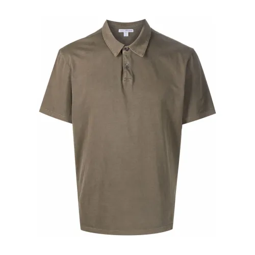 James Perse , USA Made T-shirts and Polo Shirt ,Gray male, Sizes: