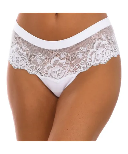 Janira Womens GRETA Brazilian style shorty panties thong effect 1031472 woman - White
