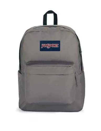 Jansport SuperBreak Plus Backpack - Grey, Grey,Black