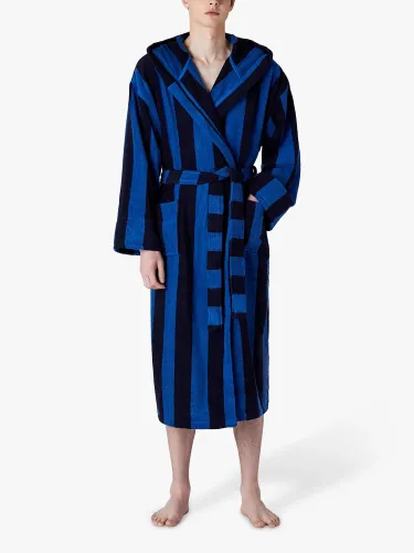 Jasper Conran London Unisex Soft Lightweight Dressing Gown - Navy/True Blue - Female