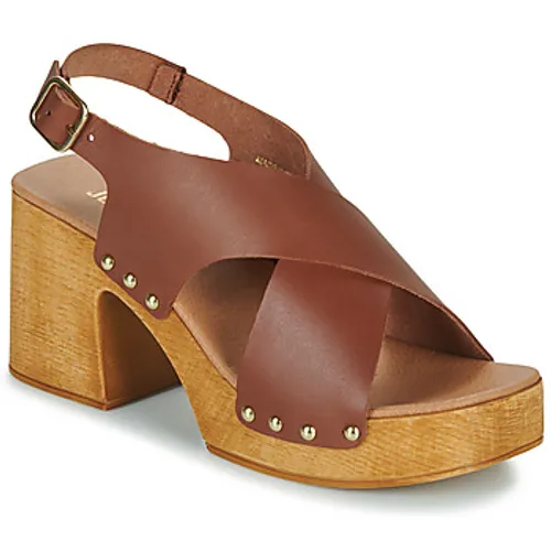 JB Martin  AIMEE  women's Clogs (Shoes) in Brown
