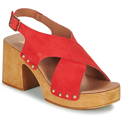 JB Martin  AIMEE  women's Clogs (Shoes) in Red