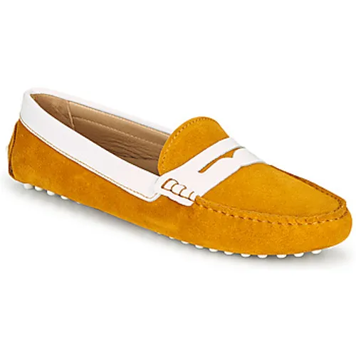 JB Martin  TABATA  women's Loafers / Casual Shoes in Yellow