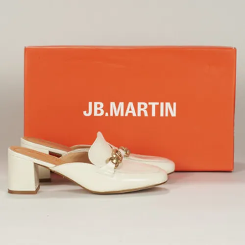 JB Martin  VALENCIA  women's Mules / Casual Shoes in White