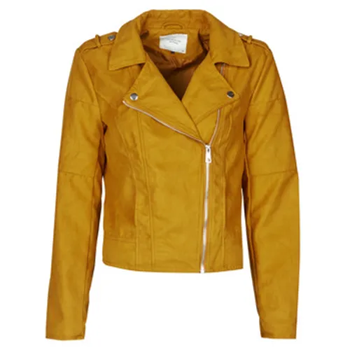 JDY  JDYNEW PEACH  women's Leather jacket in Yellow