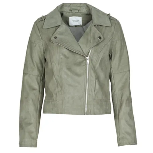 JDY  JDYPEACH  women's Leather jacket in Grey