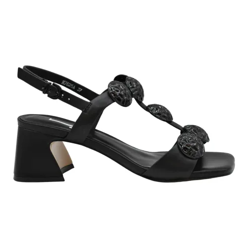 Jeannot , Women Shoes Laced Black Ss23 ,Black female, Sizes: