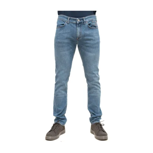 Jeckerson , Slim Fit Tri-Blend Denim Jeans ,Blue male, Sizes:
