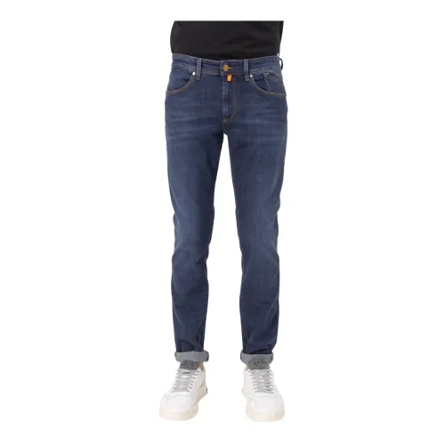 Jeckerson , Straight Jeans ,Blue male, Sizes: