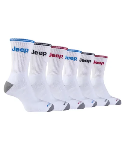 Jeep 6 Pair Multipack Mens Sport Socks