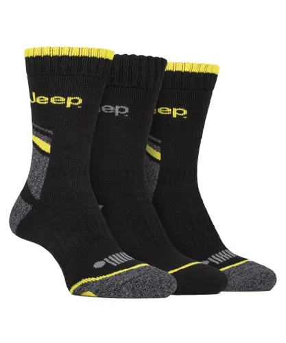 Jeep Mens Heavy Duty Work Socks with Arch Support