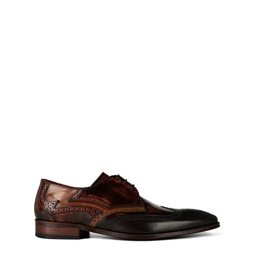 JEFFERY WEST Scarface Three-Tone Leather Brogues - Brown