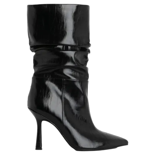 Jeffrey Campbell , Classic Black High Heel Boots ,Black female, Sizes: