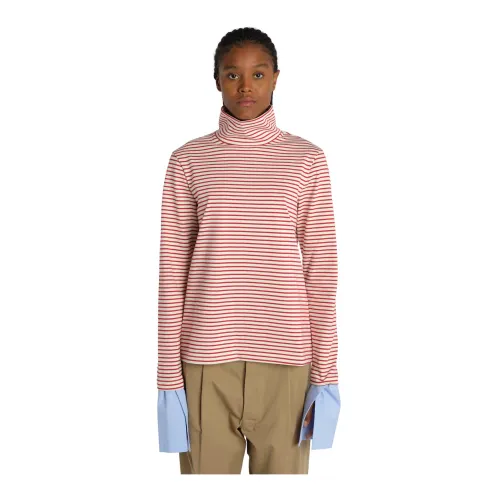 Jejia , Striped Turtleneck Sweater ,Multicolor female, Sizes: