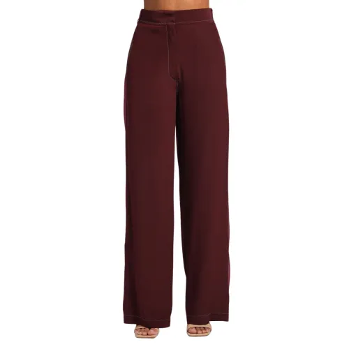 Jejia , Wide Trousers ,Red female, Sizes: