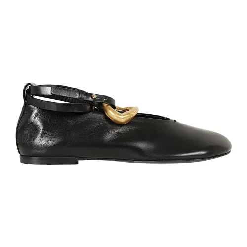 Jil Sander , Black Ballerina Shoes ,Black female, Sizes: