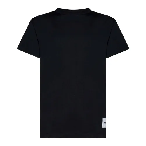 Jil Sander , Black Cotton T-Shirt Set ,Black male, Sizes: