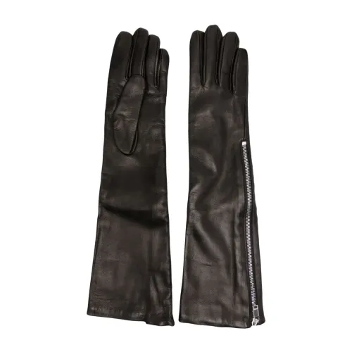 Jil Sander , Black Gloves - Stylish Model ,Black female, Sizes: