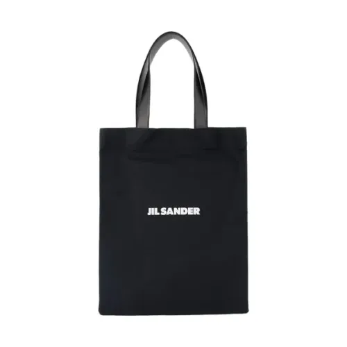 Jil Sander , Cotton handbags ,Black female, Sizes: ONE SIZE