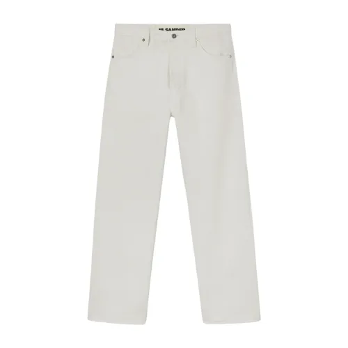 Jil Sander , Denim Trouser 03 Standard ,White male, Sizes: