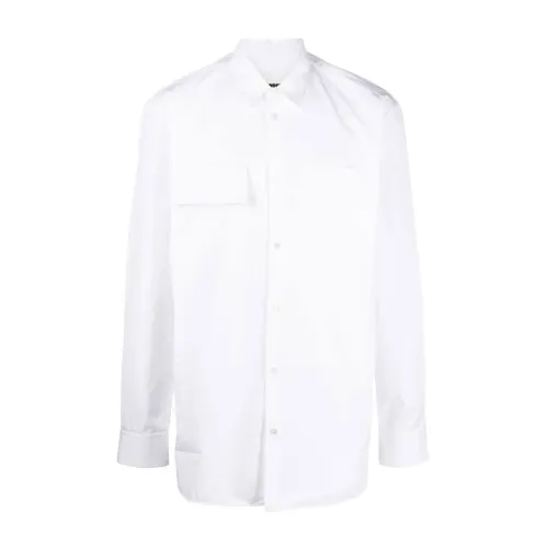 Jil Sander , Elegant Formal Shirts ,White male, Sizes: