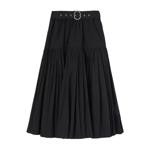 Jil Sander , Jil Sander Skirts Black ,Black female, Sizes:
