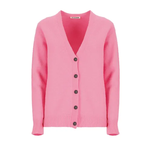 Jil Sander , Jil Sander Sweaters Pink ,Pink female, Sizes: