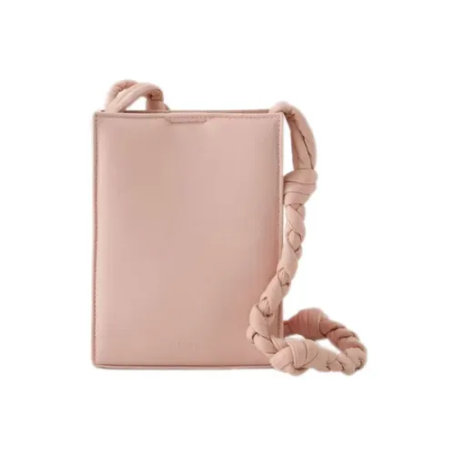 Jil Sander , Rose Pink Leather Crossbody Shoulder Bag ,Pink female, Sizes: ONE SIZE