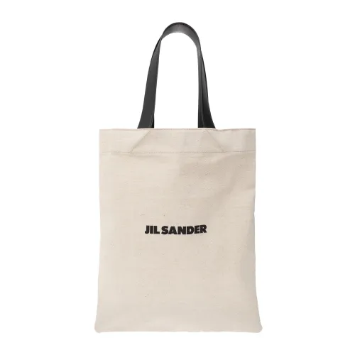 Jil Sander , Shopper bag ,Beige male, Sizes: ONE SIZE