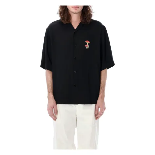 Jil Sander , Short Sleeve Shirts ,Black male, Sizes: