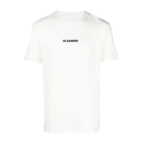 Jil Sander , Short Sleeve T-Shirt ,White male, Sizes: