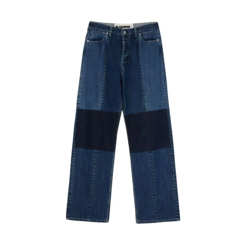 Jil Sander , Straight Jeans ,Blue male, Sizes: