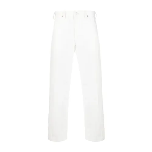 Jil Sander , White Straight Jeans Casual Style ,White male, Sizes: