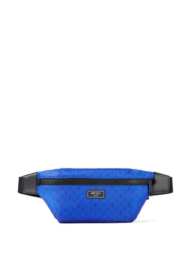 Jimmy Choo Finsley monogram-print belt bag - Blue